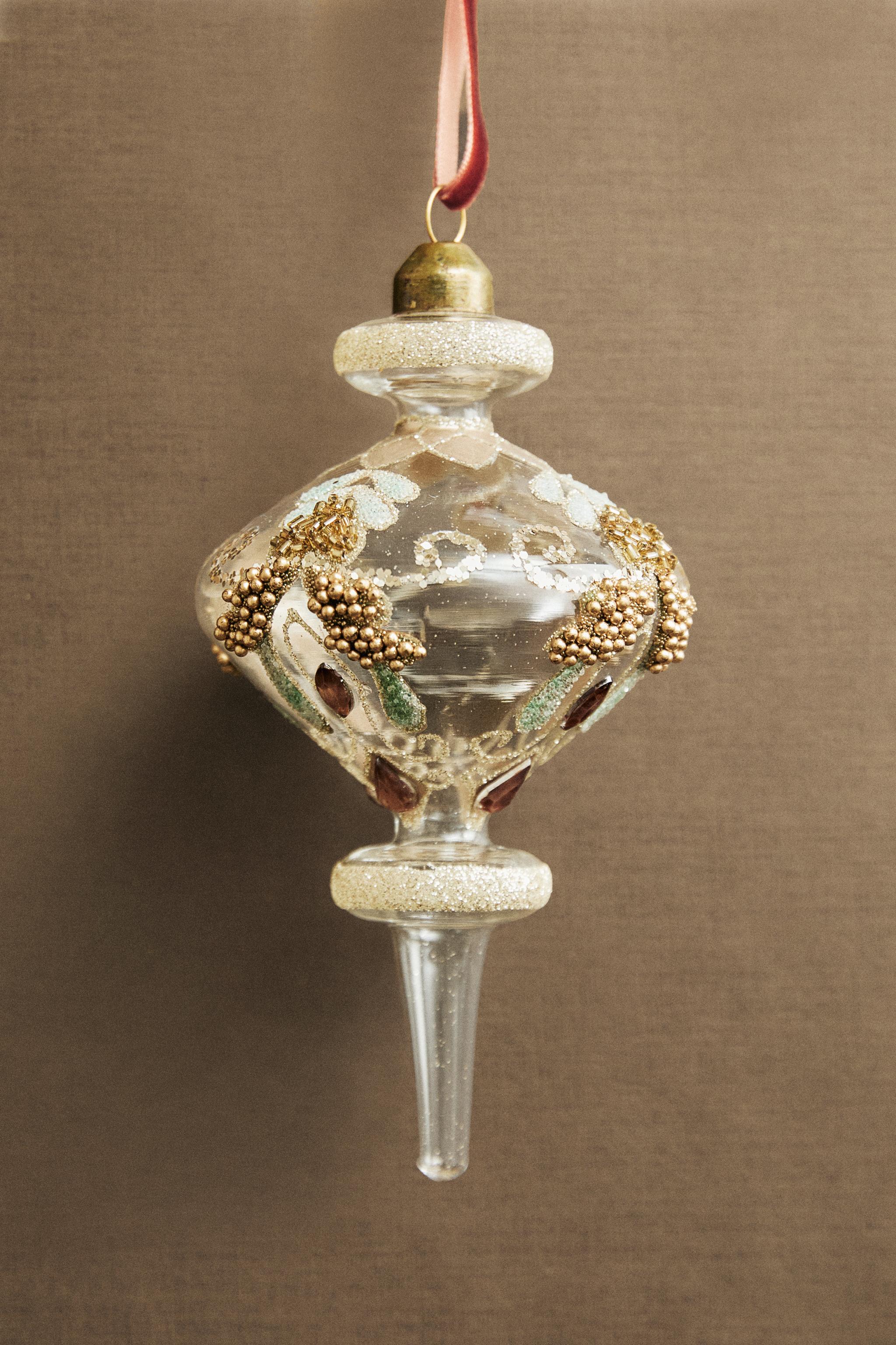 CHRISTMAS TREE BEADED ORNAMENT